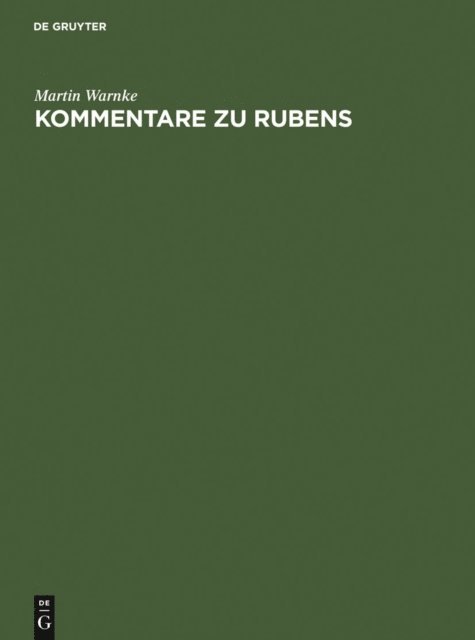 Martin Warnke - Kommentare zu Rubens, E-bok