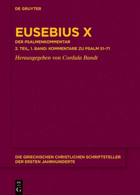Cordula Bandt - Eusebius X, E-bok