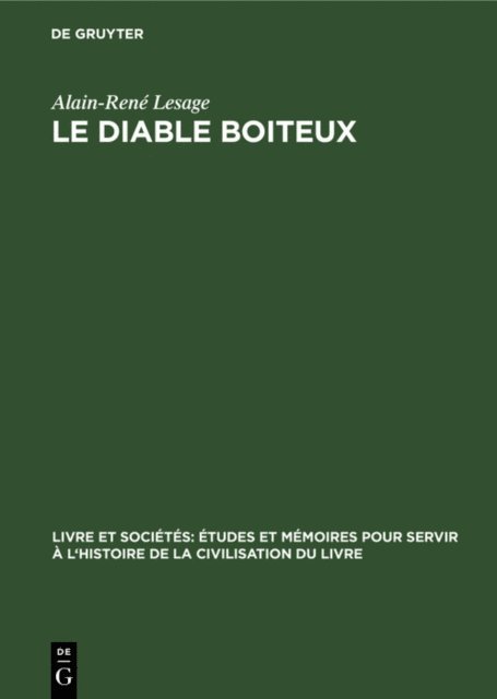 Alain-Rene Lesage - Le diable Boiteux, E-bok