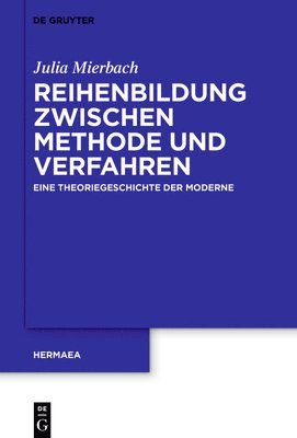 Reihenbildung Zwischen Methode Und Verfahren