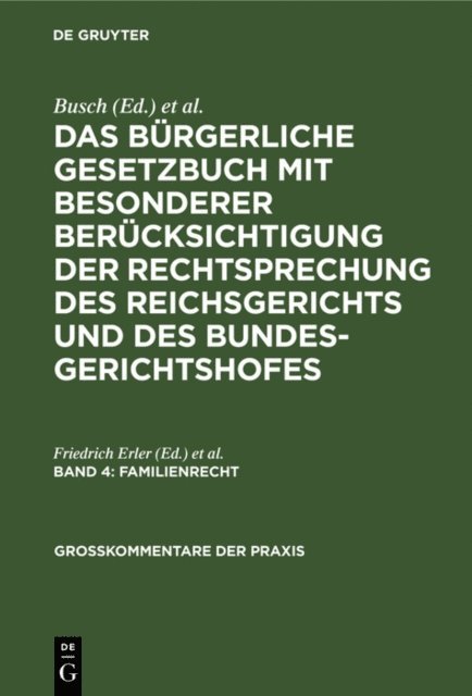 Sayn, Friedrich Erler - Familienrecht, E-bok