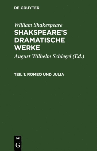 William Shakespeare - Romeo und Julia, E-bok