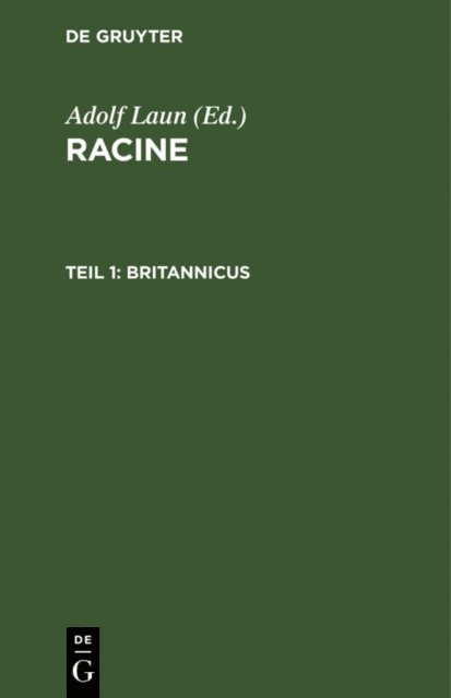 Adolf Laun - Britannicus, E-bok