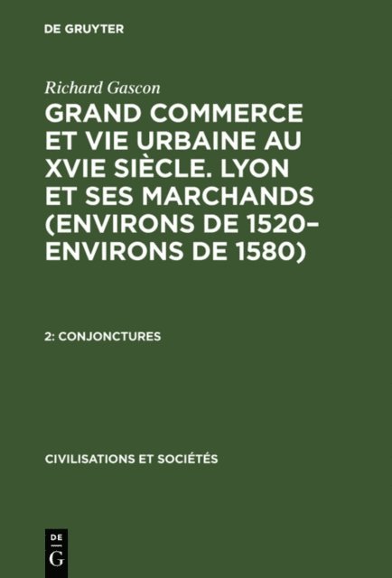 Richard Gascon - Conjonctures, E-bok