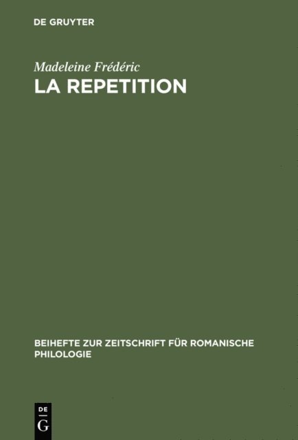 Madeleine Frederic - La repetition, E-bok. Tillgänglighet: Lägg i varukorg