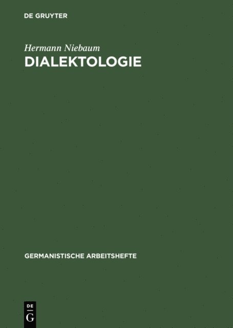 Hermann Niebaum - Dialektologie, E-bok