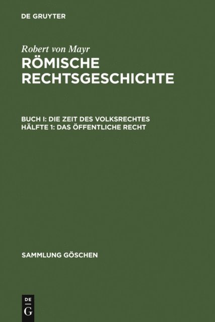 Robert von Mayr - Das öffentliche Recht, E-bok