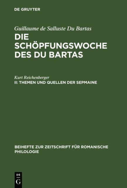 Kurt Reichenberger - Themen und Quellen der Sepmaine, E-bok