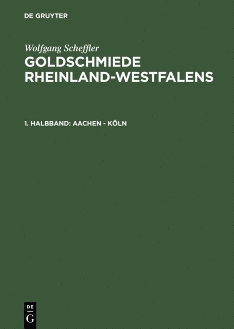 Wolfgang Scheffler - Aachen - Köln, E-bok