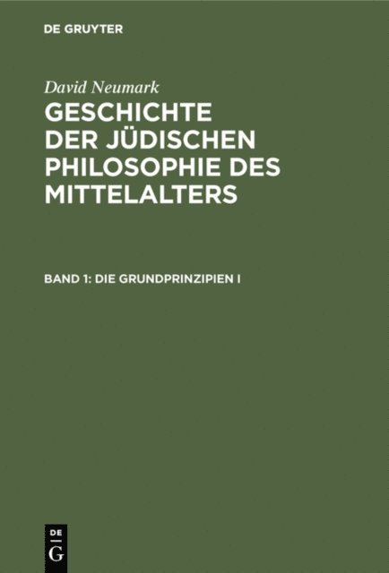 David Neumark - Die Grundprinzipien I, E-bok