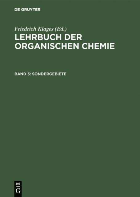 Friedrich Klages - Sondergebiete, E-bok