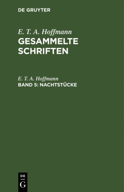 E. T. A. Hoffmann, Theodor Hosemann - Nachtstücke, E-bok