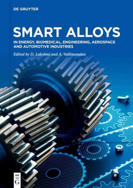 A. Vallimanalan, D. Lakshmi - Smart Alloys, E-bok