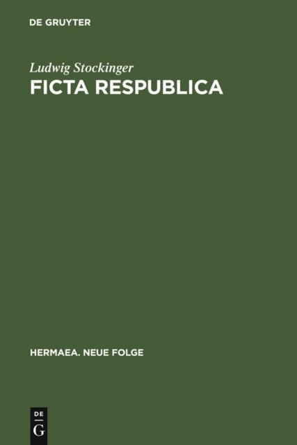 Ludwig Stockinger - Ficta respublica, E-bok