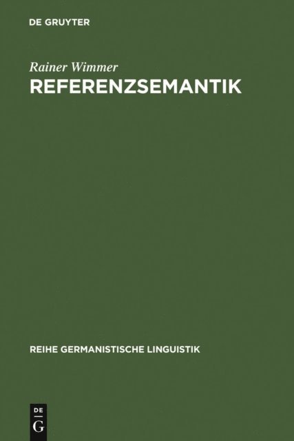 Rainer Wimmer - Referenzsemantik, E-bok