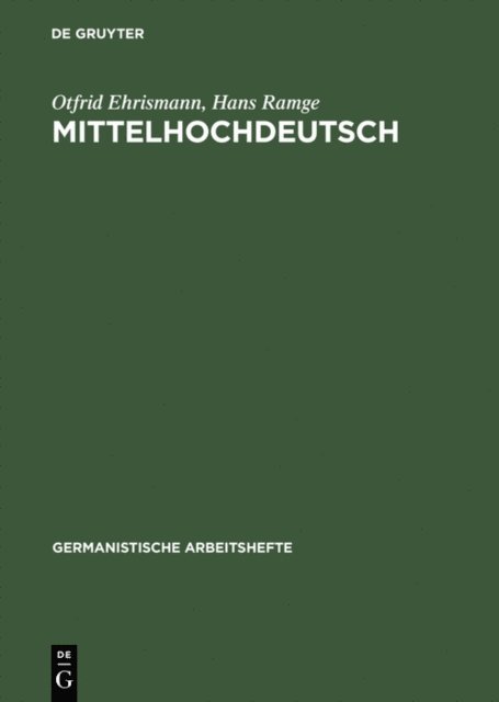 Hans Ramge, Otfrid Ehrismann - Mittelhochdeutsch, E-bok
