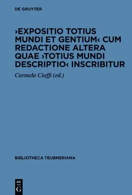 >Expositio Totius Mundi Et Gentiumtotius Mundi Descriptio