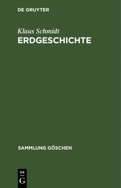 Klaus Schmidt - Erdgeschichte, E-bok