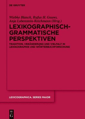 Anja Lobenstein-Reichmann, Rufus H. Gouws, Wiebke Blanck - Lexikographisch-grammatische Perspektiven, E-bok
