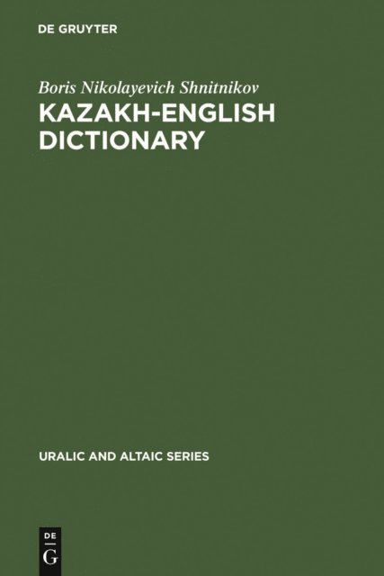 Boris Nikolayevich Shnitnikov - Kazakh-English dictionary, E-bok
