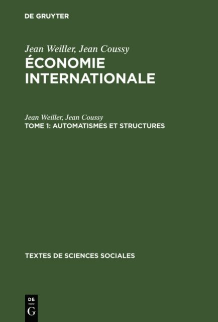 Jean Coussy, Jean Weiller - Automatismes et structures, E-bok