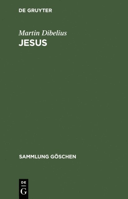 Martin Dibelius - Jesus, E-bok