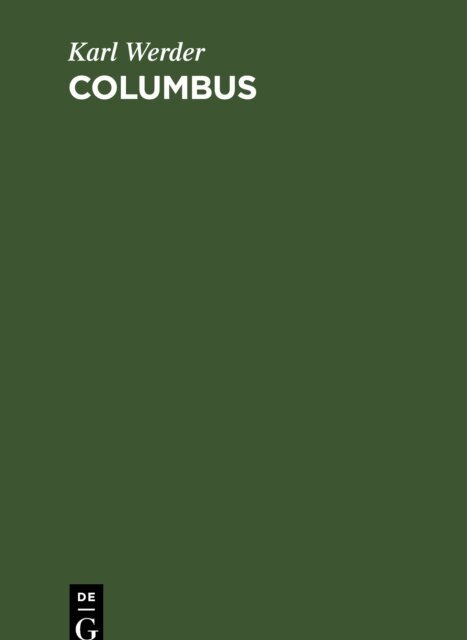 Karl Werder - Columbus, E-bok