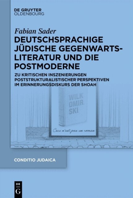Fabian Sader - Deutschsprachige judische Gegenwartsliteratur und die Postmoderne, E-bok