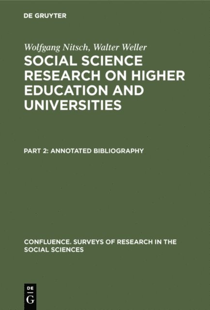 Walter Weller, Wolfgang Nitsch - Annotated bibliography, E-bok