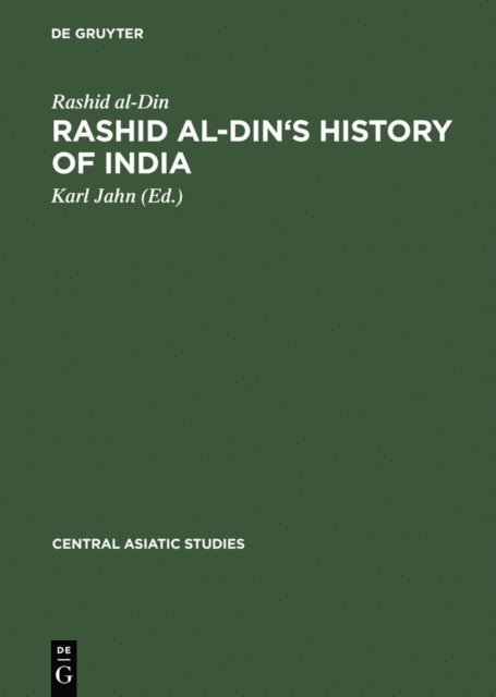 Rashid al-Din, Karl Jahn - Rashid al-Din's History of India, E-bok