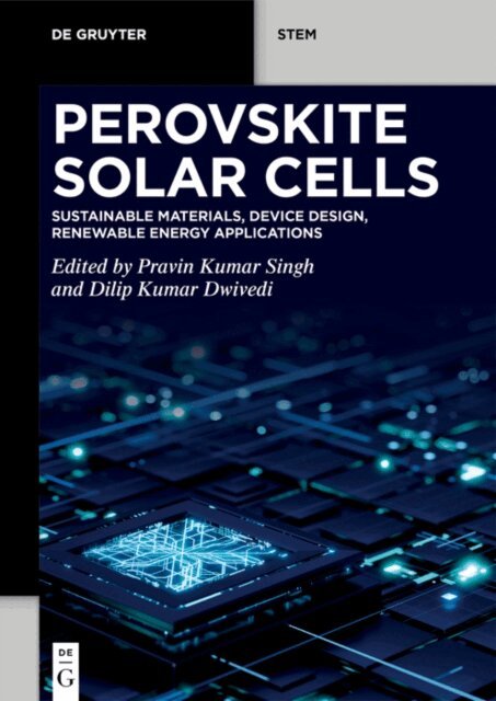 Dilip Kumar Dwivedi, Pravin Kumar Singh - Perovskite Solar Cells, E-bok