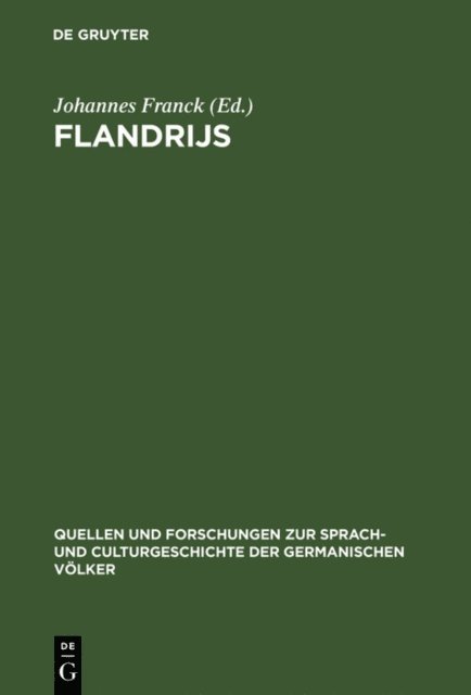 Johannes Franck - Flandrijs, E-bok
