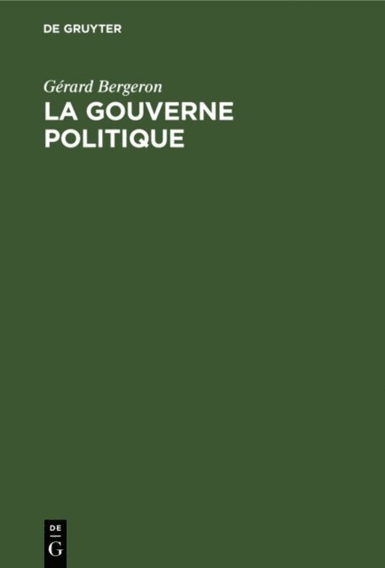 La gouverne politique