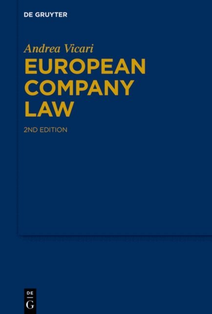 Andrea Vicari - European Company Law, E-bok