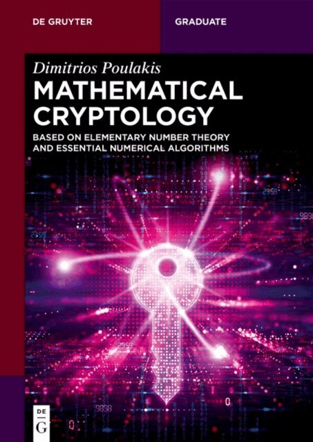 Dimitrios Poulakis - Mathematical Cryptology, E-bok