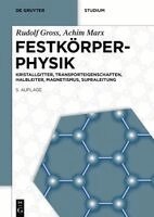 Rudolf Gross, Achim Marx - Festkörperphysik, Inbunden