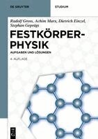 Rudolf Gross, Achim Marx, Einzel Dietrich, Geprägs Stephan - Festkörperphysik, Häftad. Tillgänglighet: Kommande