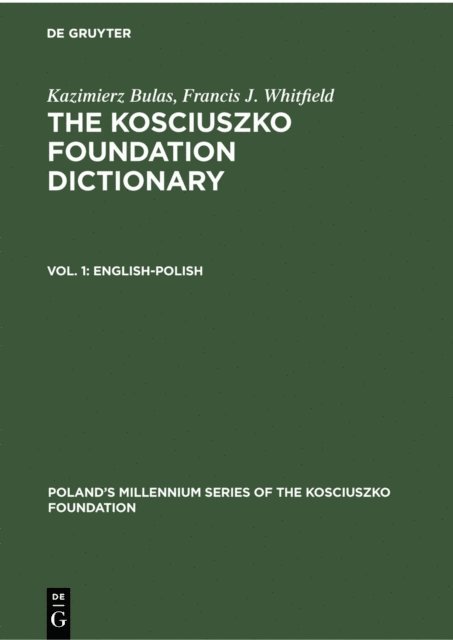 Francis J. Whitfield, Kazimierz Bulas - English-Polish, E-bok