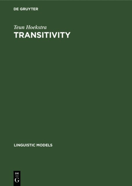Teun Hoekstra - Transitivity, E-bok