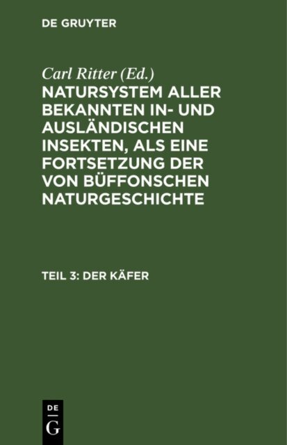 Johann Friedrich Wilhem Herbst, Carl Gustav Jablonsky - Kafer, Teil 3, E-bok
