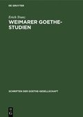 Weimarer Goethe-Studien