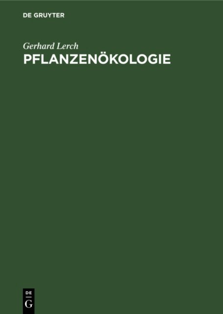 Pflanzenokologie