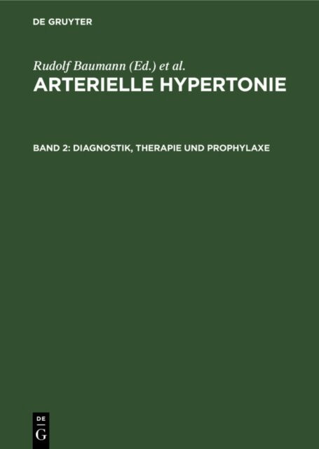 Stefan Nitschkoff, Harald Dutz, Rudolf Baumann - Diagnostik, Therapie und Prophylaxe, E-bok