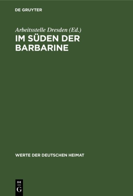 Arbeitsstelle Dresden - Im Suden der Barbarine, E-bok
