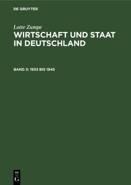 Lotte Zumpe - 1933 bis 1945, E-bok