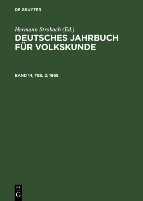 Hermann Strobach - 1968, E-bok