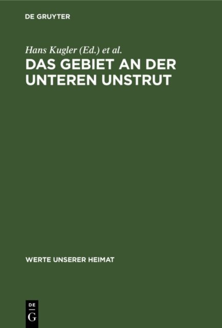 Werner Schmidt, Hans Kugler - Gebiet an der unteren Unstrut, E-bok