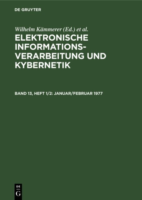Helmut Thiele, Wilhelm Kammerer - Januar/Februar 1977, E-bok