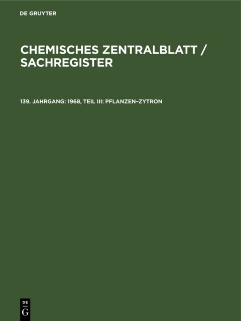 1968, Teil III: Pflanzen-Zytron, E-bok
