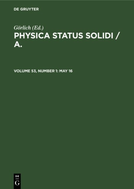 Gorlich - May 16, E-bok